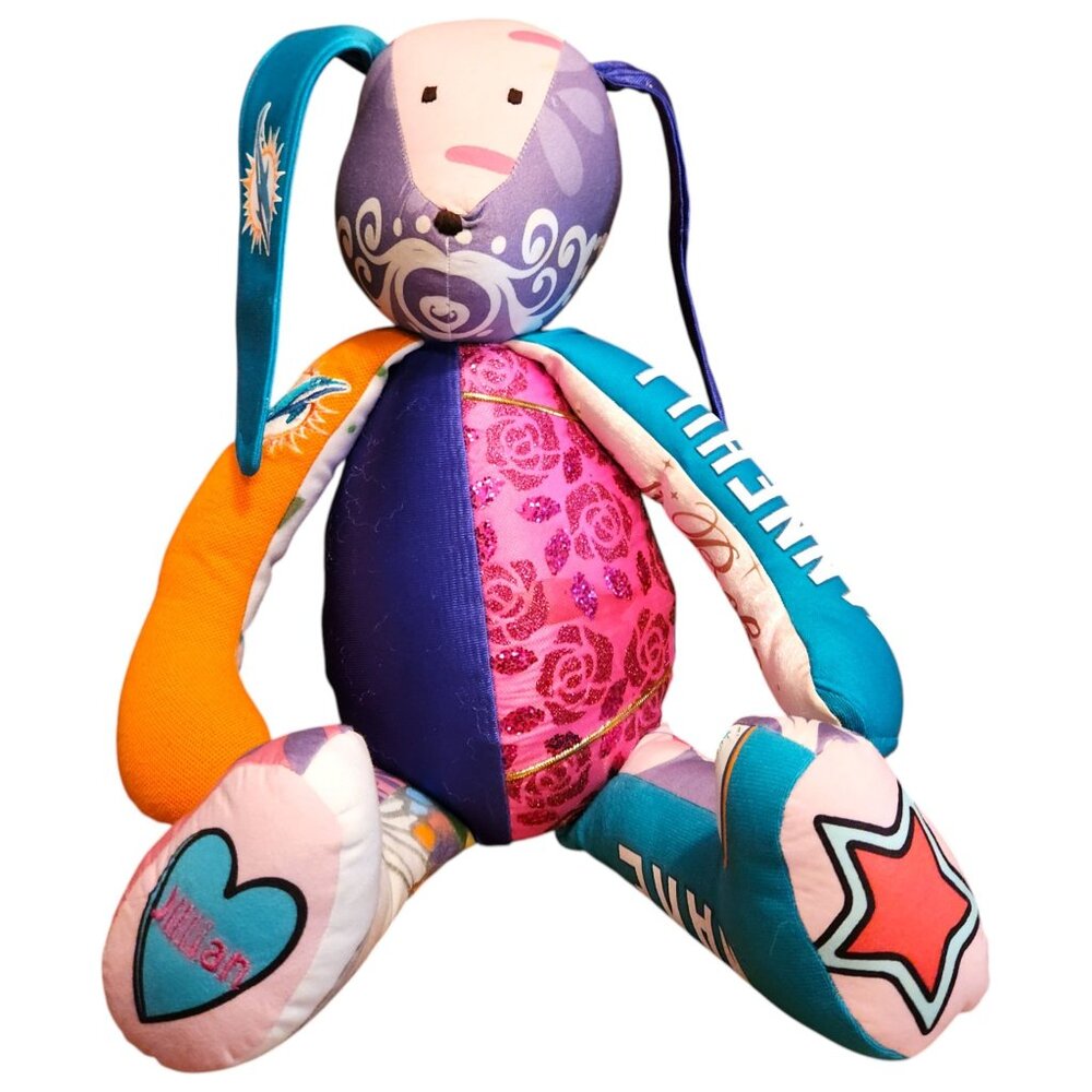 Memory Bunny by The Patchwork Bear Miami Dolphins Jillian Tannehill